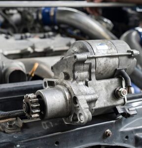 Starter motor replacement