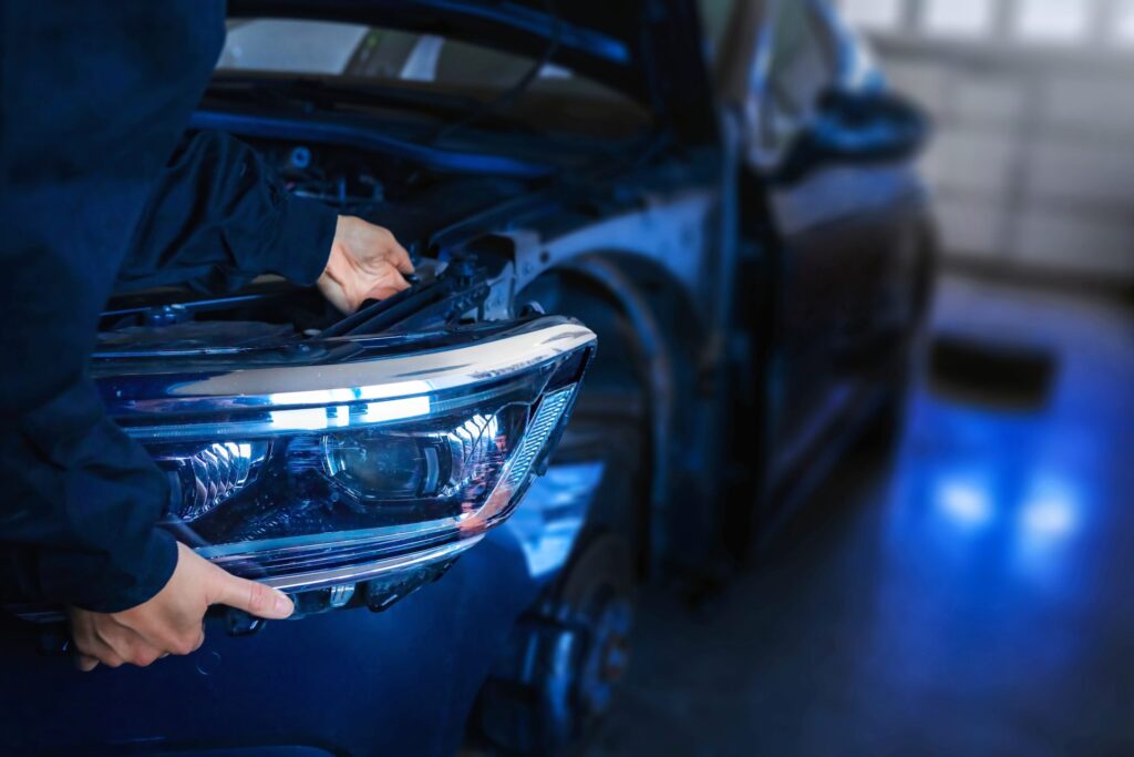 car led light fixing